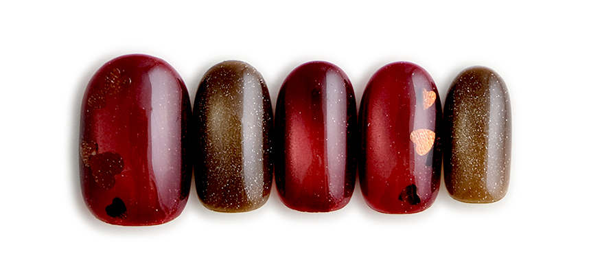 Bitter chocolate Valentine(杉田　奈々) | ネイルサロンtricia（トリシア）表参道店